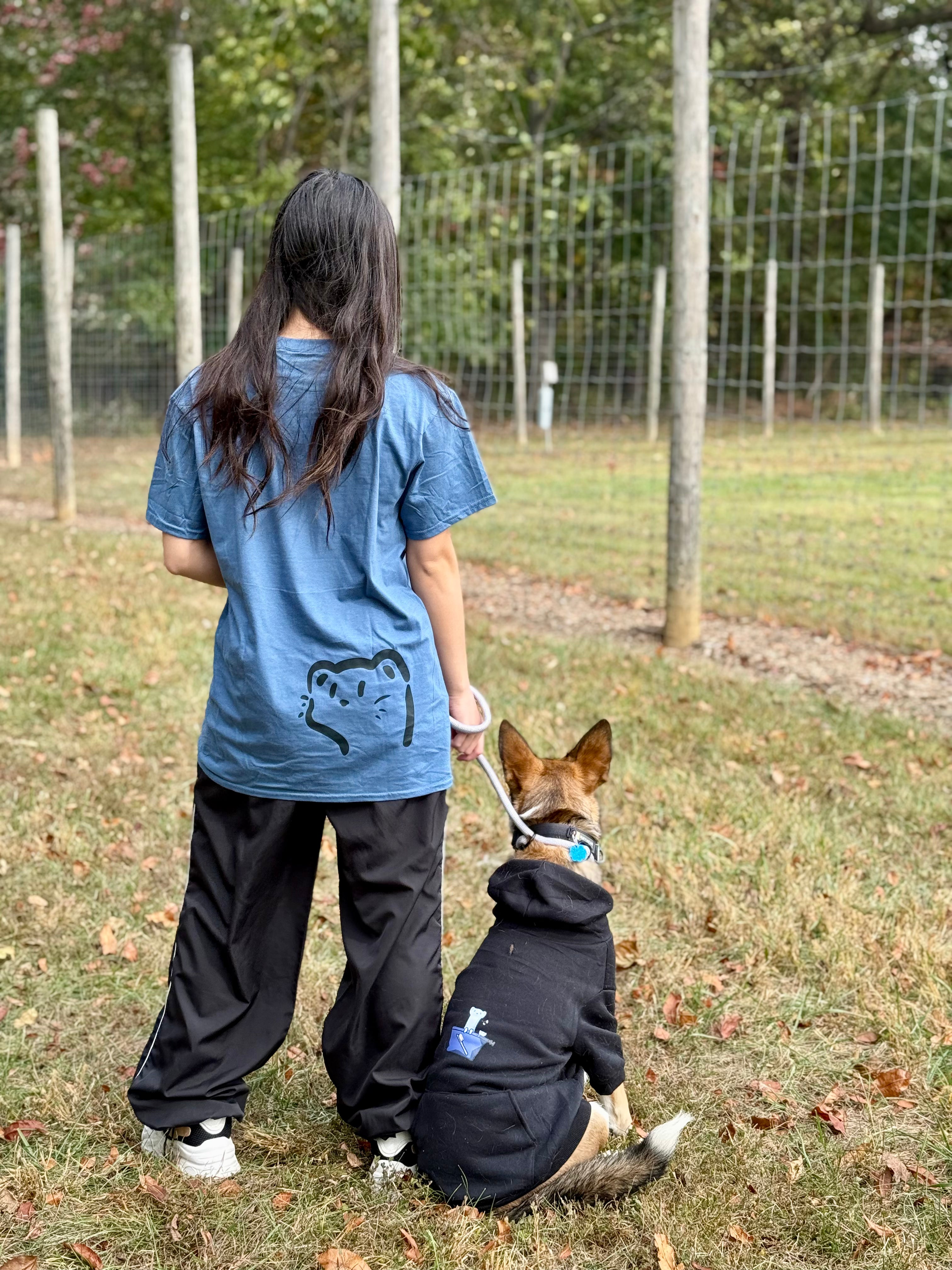 Blue Large Ferret Friends T-Shirt